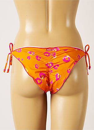 Bas de maillot de bain fermeture liens à nouer culotte orange BANANA MOON femme