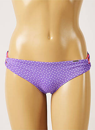 Bas de maillot de bain stretch culotte violet BANANA MOON femme