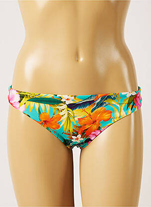Bas de maillot de bain imprimé tie and dye culotte bleu BANANA MOON femme