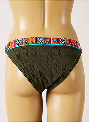 Bas de maillot de bain stretch culotte vert BANANA MOON femme