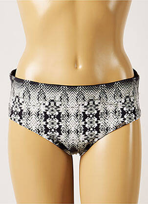 Bas de maillot de bain réversible culotte gris BANANA MOON femme