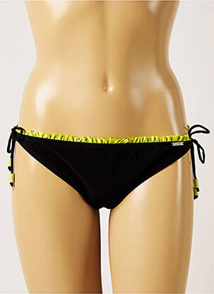 Bas de maillot de bain fermeture liens à nouer culotte noir BANANA MOON femme