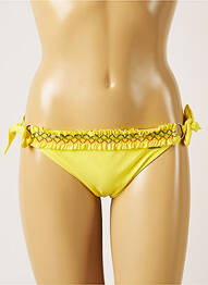 Bas de maillot de bain fermeture liens à nouer culotte jaune BANANA MOON femme