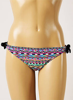 Bas de maillot de bain fermeture liens à nouer culotte noir BANANA MOON femme