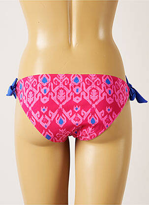 Bas de maillot de bain fermeture liens à nouer culotte rose BANANA MOON femme