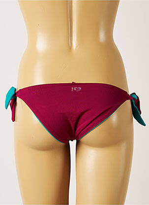 Bas de maillot de bain réversible culotte violet BANANA MOON femme