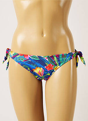 Bas de maillot de bain imprimé tie and dye culotte bleu BANANA MOON femme