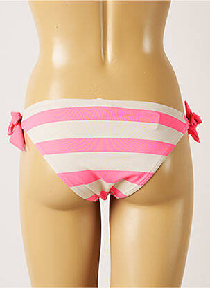 Bas de maillot de bain fermeture liens à nouer culotte rose BANANA MOON femme