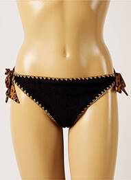 Bas de maillot de bain fermeture liens à nouer culotte noir BANANA MOON femme