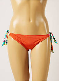 Bas de maillot de bain micro fibres bikini orange BANANA MOON femme