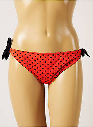 Bas de maillot de bain micro fibres bikini rouge BANANA MOON femme