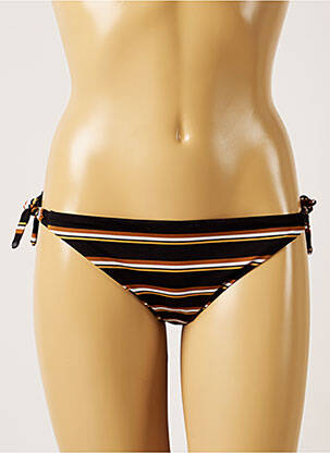 Bas de maillot de bain micro fibres bikini noir BANANA MOON femme