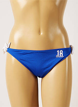 Bas de maillot de bain micro fibres bikini bleu BANANA MOON femme