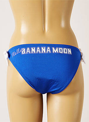 Bas de maillot de bain micro fibres bikini bleu BANANA MOON femme