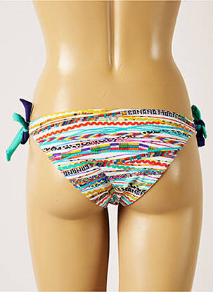 Bas de maillot de bain imprimé fantaisie bikini bleu BANANA MOON femme