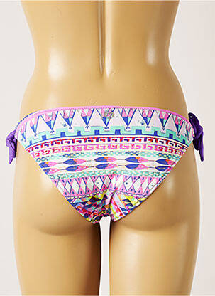 Bas de maillot de bain imprimé fantaisie bikini bleu BANANA MOON femme