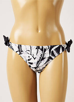 Bas de maillot de bain imprimé fantaisie bikini noir BANANA MOON femme