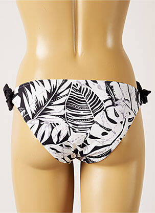 Bas de maillot de bain imprimé fantaisie bikini noir BANANA MOON femme