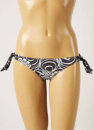 Bas de maillot de bain imprimé fantaisie bikini noir BANANA MOON femme