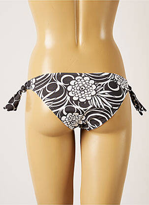 Bas de maillot de bain imprimé fantaisie bikini noir BANANA MOON femme