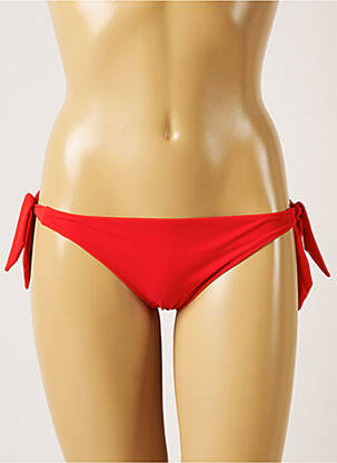 Bas de maillot de bain micro fibres bikini rouge BANANA MOON femme