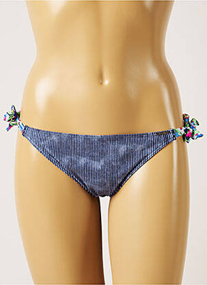 Bas de maillot de bain micro fibres bikini bleu BANANA MOON femme