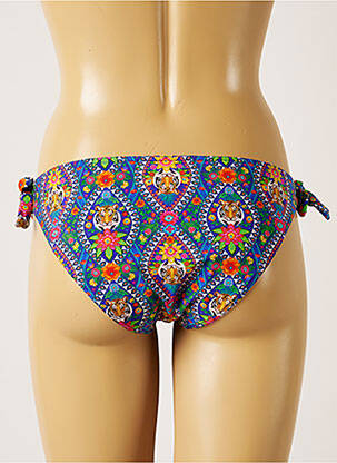 Bas de maillot de bain imprimé fantaisie bikini bleu BANANA MOON femme