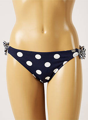 Bas de maillot de bain micro fibres bikini bleu BANANA MOON femme