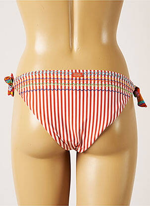 Bas de maillot de bain micro fibres bikini rouge BANANA MOON femme