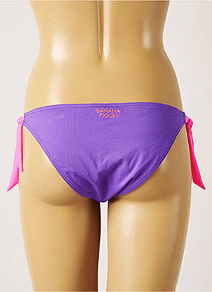Bas de maillot de bain micro fibres bikini violet BANANA MOON femme