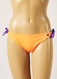 Bas de maillot de bain micro fibres bikini orange BANANA MOON femme
