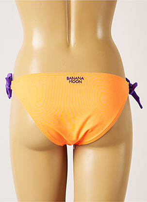 Bas de maillot de bain micro fibres bikini orange BANANA MOON femme