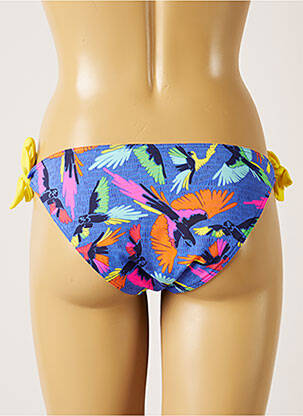 Bas de maillot de bain imprimé fantaisie bikini bleu BANANA MOON femme