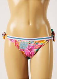 Bas de maillot de bain imprimé fantaisie bikini rose BANANA MOON femme