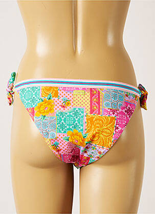 Bas de maillot de bain imprimé fantaisie bikini rose BANANA MOON femme