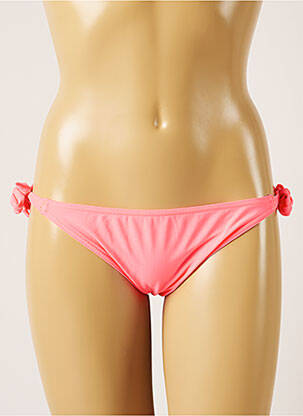 Bas de maillot de bain micro fibres bikini rose BANANA MOON femme