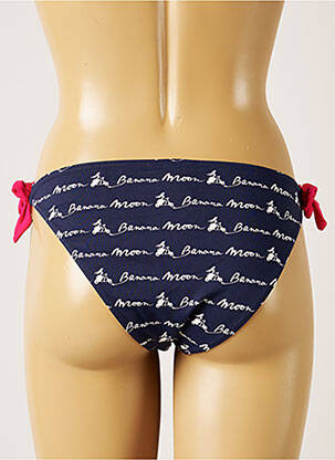 Bas de maillot de bain imprimé fantaisie bikini bleu BANANA MOON femme