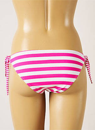 Bas de maillot de bain micro fibres bikini rose BANANA MOON femme