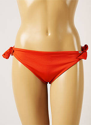 Bas de maillot de bain micro fibres bikini orange BANANA MOON femme