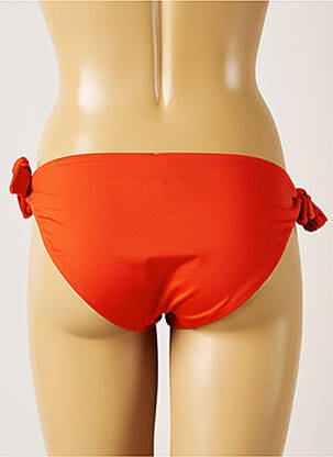 Bas de maillot de bain micro fibres bikini orange BANANA MOON femme