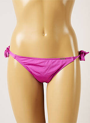 Bas de maillot de bain micro fibres bikini violet BANANA MOON femme