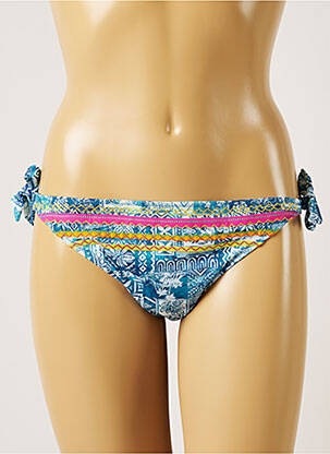 Bas de maillot de bain imprimé fantaisie bikini bleu BANANA MOON femme