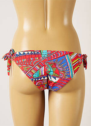 Bas de maillot de bain imprimé fantaisie bikini rouge BANANA MOON femme