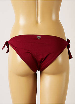 Bas de maillot de bain micro fibres bikini rouge BANANA MOON femme