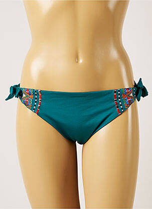 Bas de maillot de bain micro fibres bikini vert BANANA MOON femme