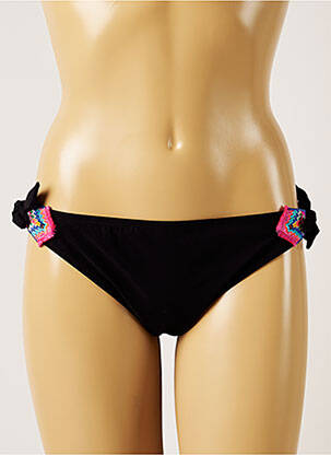 Bas de maillot de bain micro fibres bikini noir BANANA MOON femme