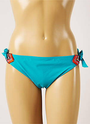 Bas de maillot de bain micro fibres bikini bleu BANANA MOON femme