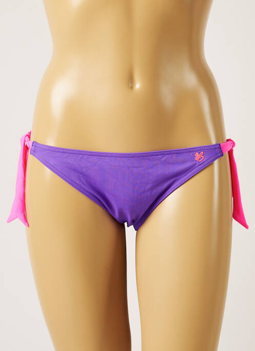 Bas de maillot de bain violet BANANA MOON pour femme