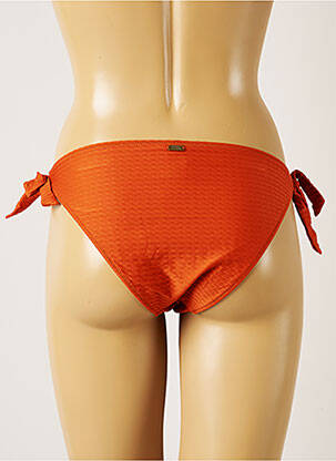 Bas de maillot de bain micro fibres bikini marron BANANA MOON femme