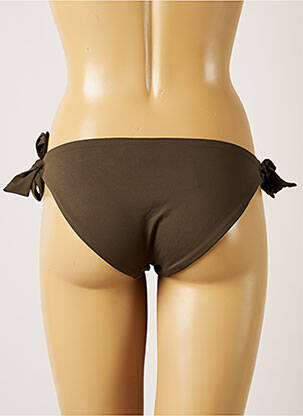 Bas de maillot de bain stretch bikini vert BANANA MOON femme